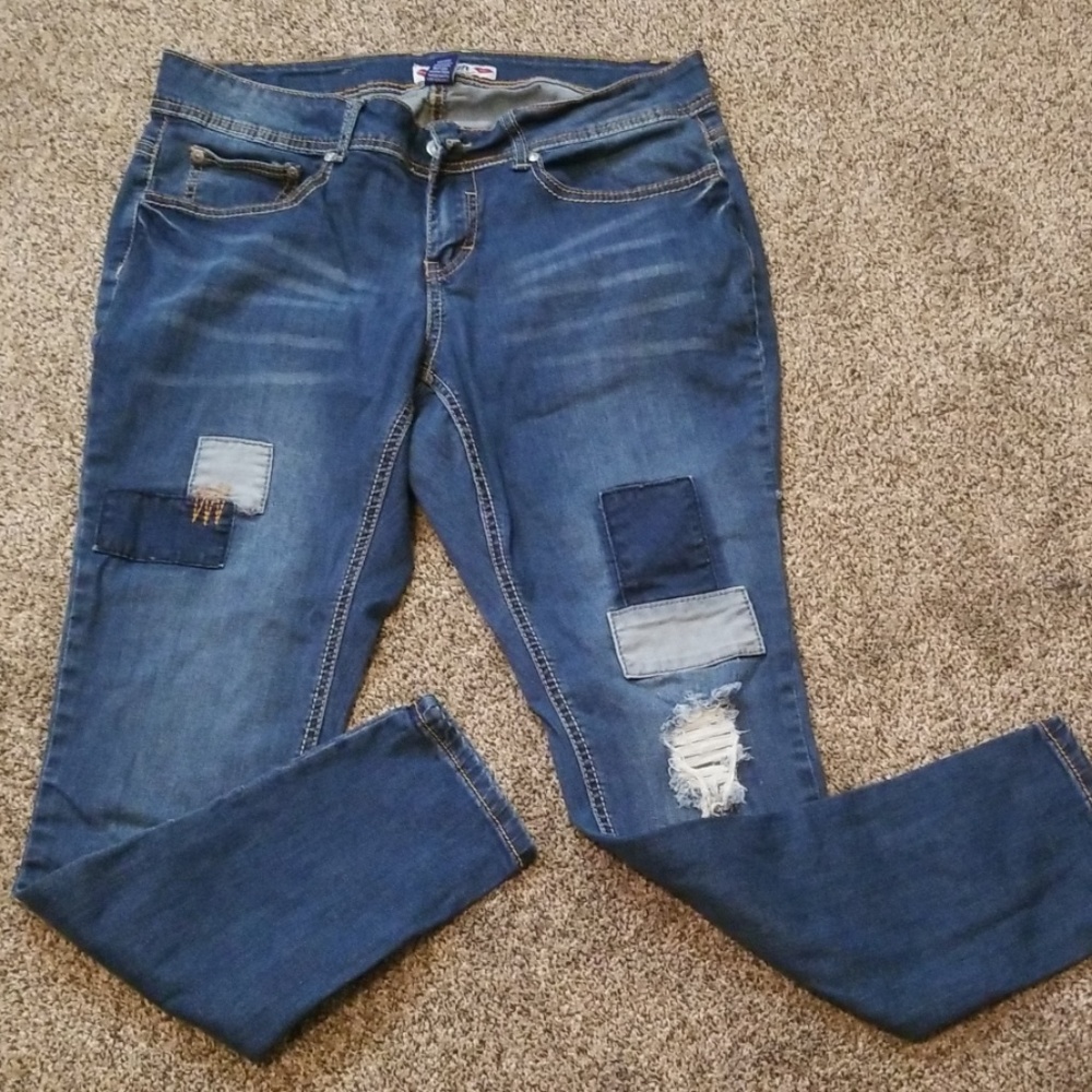 Jean's with patches